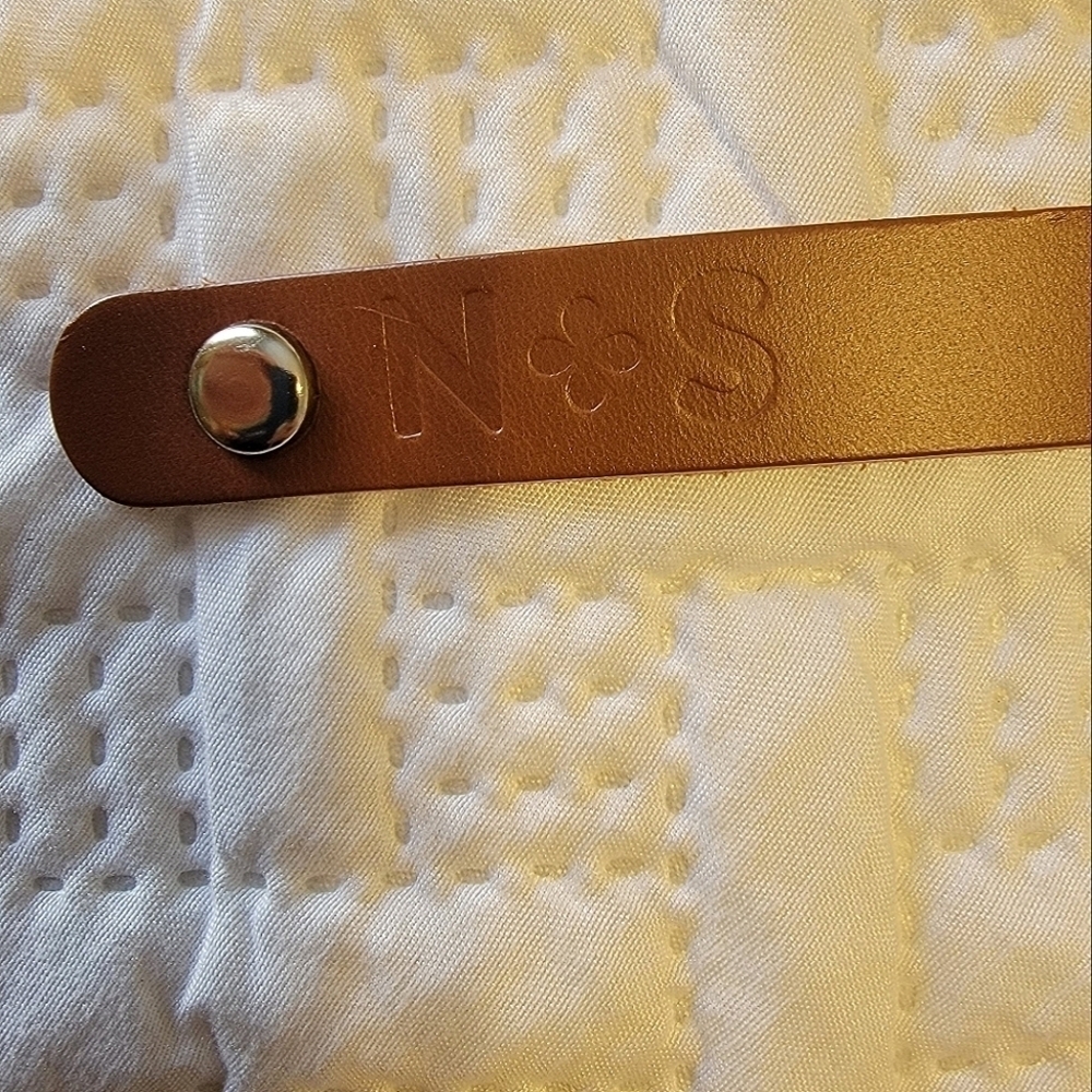 Nickel &  Suede leather wrap bracelet - Picture 3 of 4